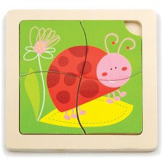 Handy Flat Puzzle - Ladybird Handy Flat Puzzle - Ladybird