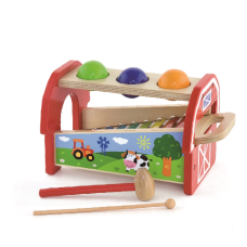 Pounding Bench & Xylophone Pounding Bench & Xylophone