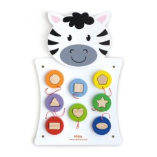 Wall Toy Zebra - Match Shapes