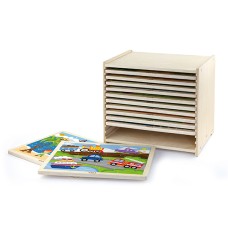 16 Piece Puzzle - 12pcs with Storage Shelf 16 Piece Puzzle - 12pcs with Storage Shelf