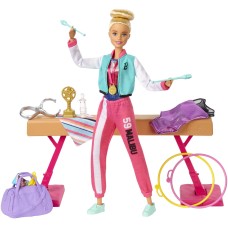 Barbie Gymnastics Playset with Doll & Accessories Barbie Gymnastics Playset with Doll & Accessories