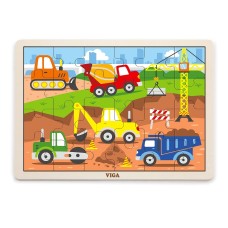 24 Piece Puzzle - Construction Vehicle 24 Piece Puzzle - Construction Vehicle