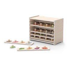 Flat Puzzle - 12pcs Set with Storage Shelf Flat Puzzle - 12pcs Set with Storage Shelf