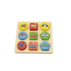 Shape Block Puzzle - Vehicles Shape Block Puzzle - Vehicles